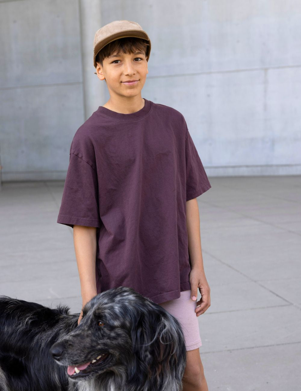 Kinder Cord Cap beige