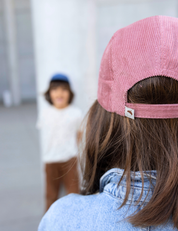 Kinder Cord Cap rosa