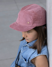 Kinder Cord Cap rosa