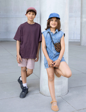 Kinder Cord Cap rosa