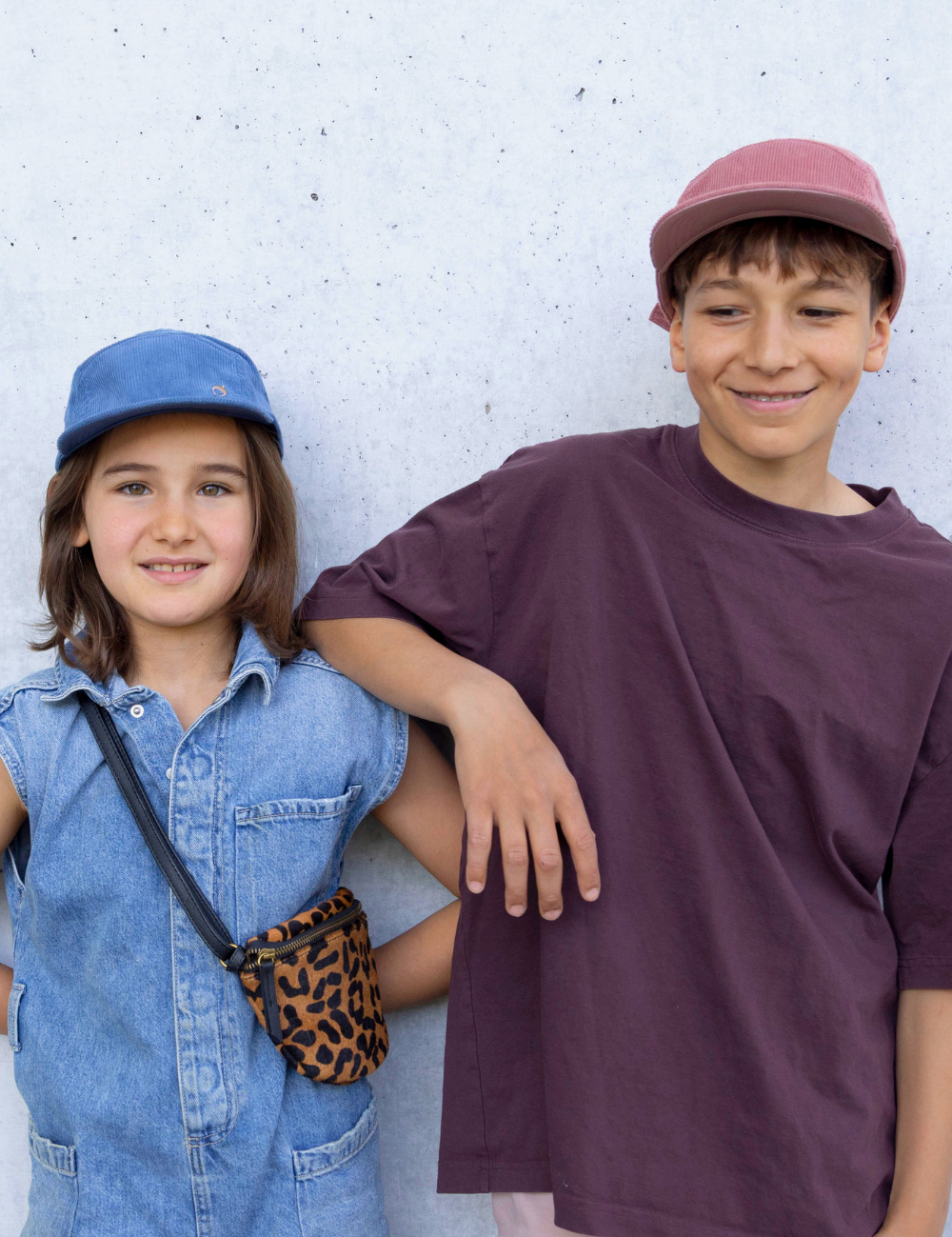 Kinder Cord Cap rosa