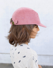 Kinder Cord Cap rosa