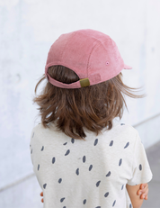 Kinder Cord Cap rosa