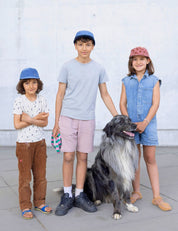Casquette en velours côtelé pour enfant leo