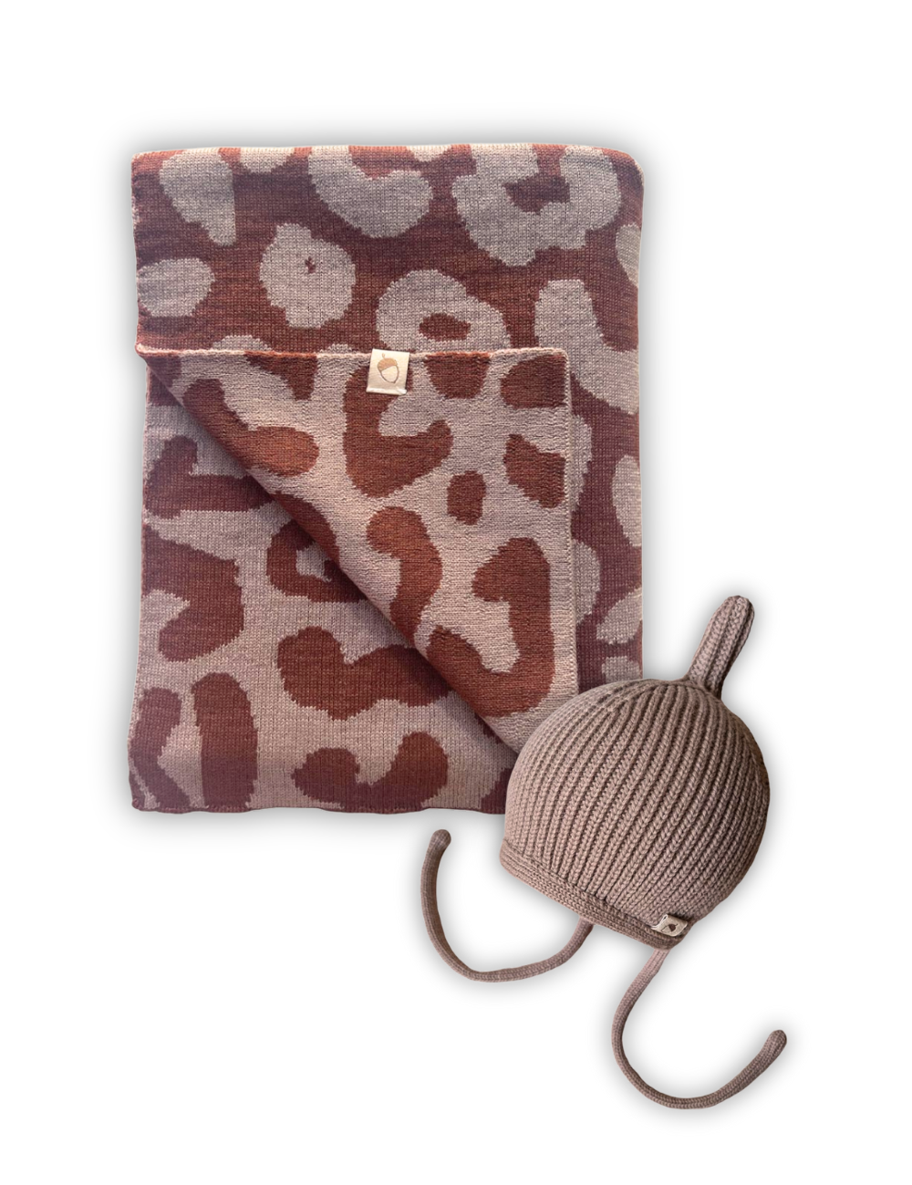 SET - Leo Babydecke & Babymütze PINNI