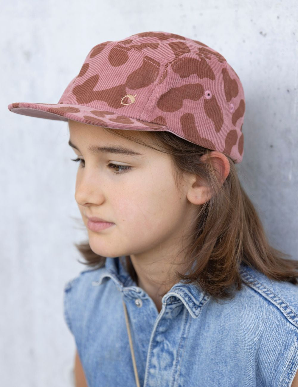 Casquette en velours côtelé pour enfant leo