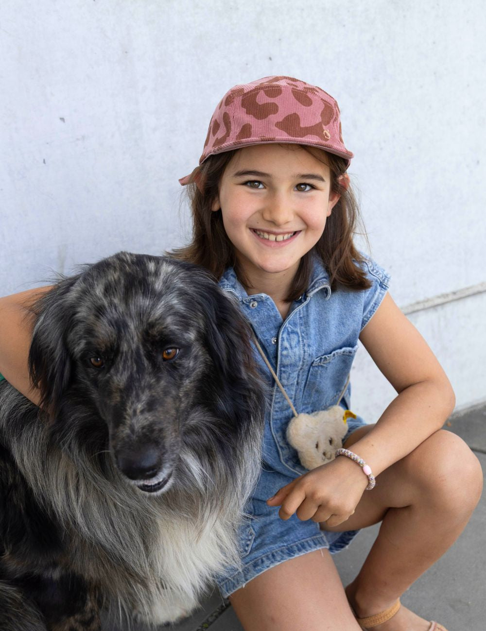 Casquette en velours côtelé pour enfant leo