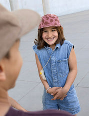 Casquette en velours côtelé pour enfant leo