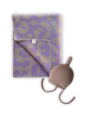 SET - Leo Babydecke & Babymütze PINNI