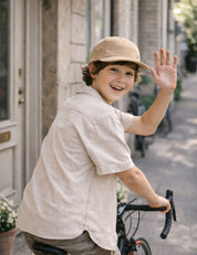 Kinder Cord Cap beige