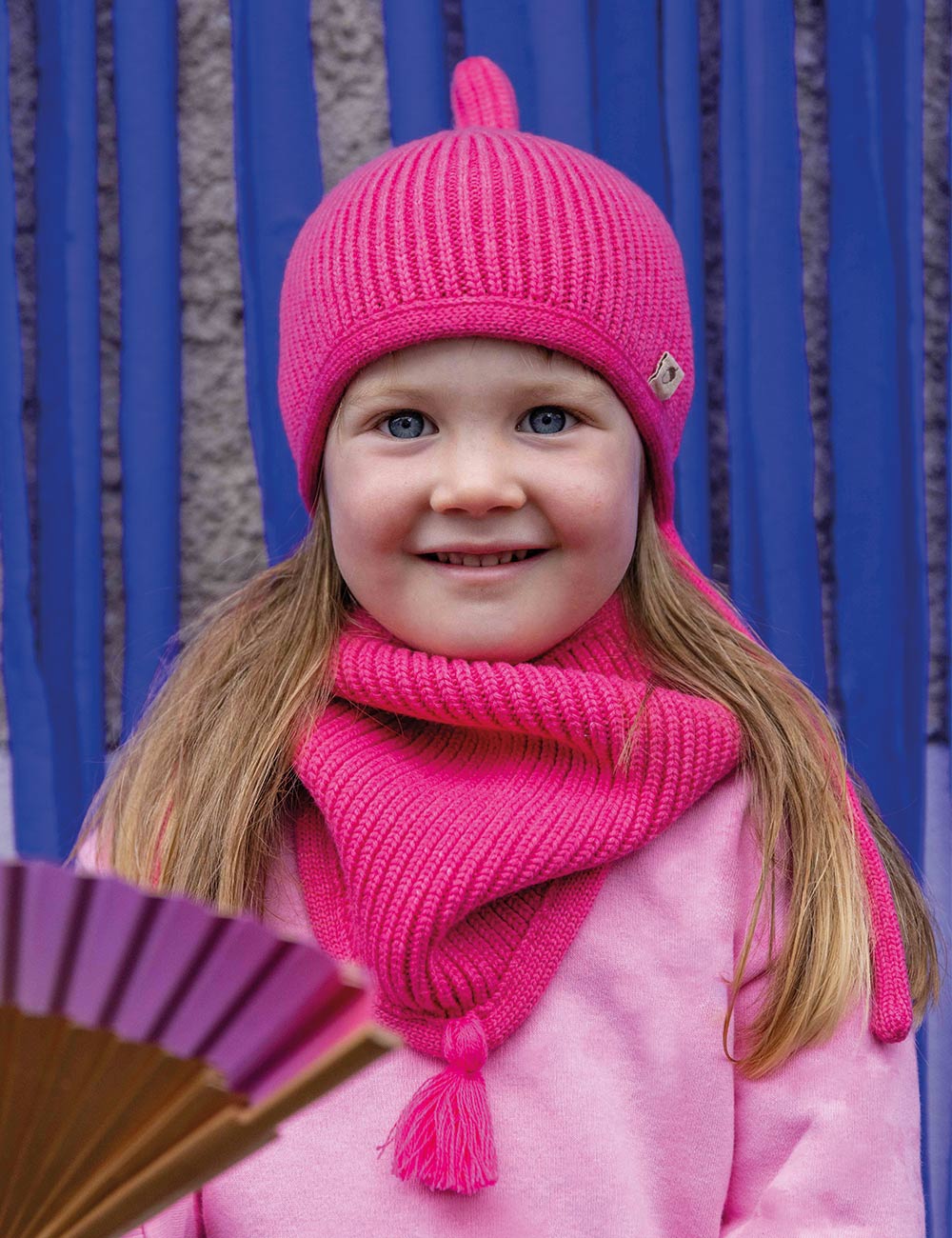 Kindermütze PINNI aus 100% weicher Bio Merinowolle - pink – Oh Chapô