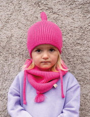 Children's hat PINNI pink