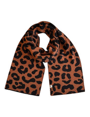 Children's scarf LEO brown/black