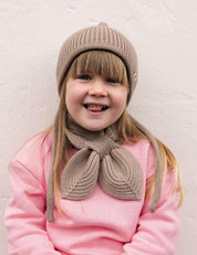 Baby Schleifenschal beige