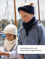 Rundschal LOOPI tiefseeblau