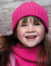Beanie pink for adults