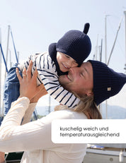 BEANIE tiefseeblau