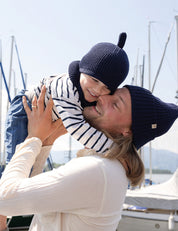 Kinder Beanie dunkelblau