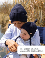 BEANIE tiefseeblau