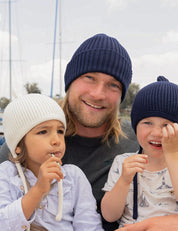 BEANIE tiefseeblau