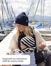 BEANIE tiefseeblau