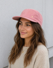 Capuchon de cordon pour adultes rose