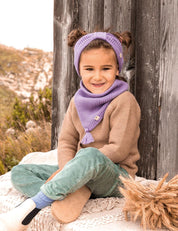 Schlauchschal für Kinder LOOPI lila