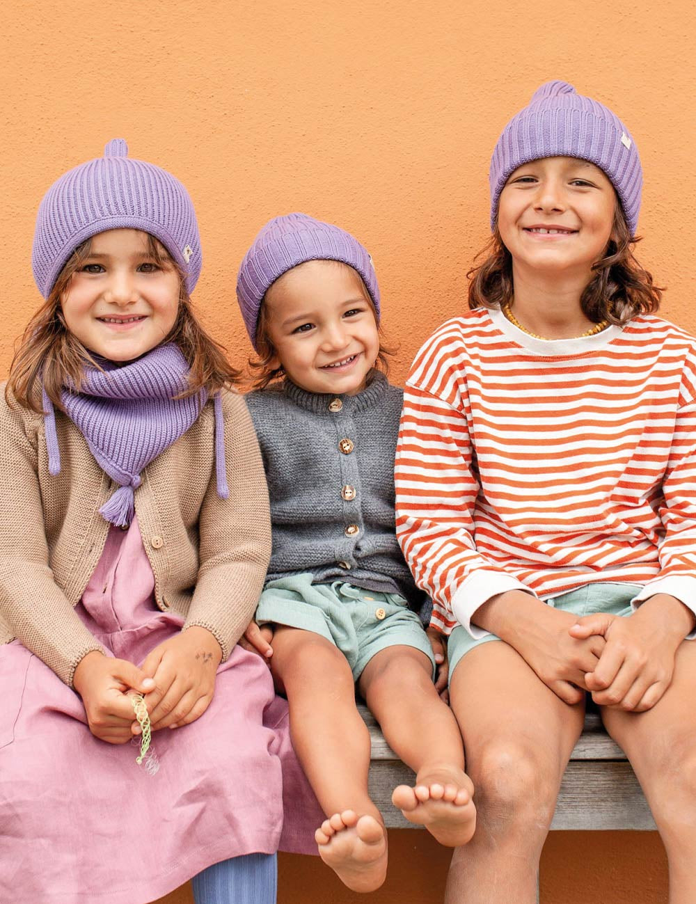 Schlauchschal für Kinder LOOPI lila