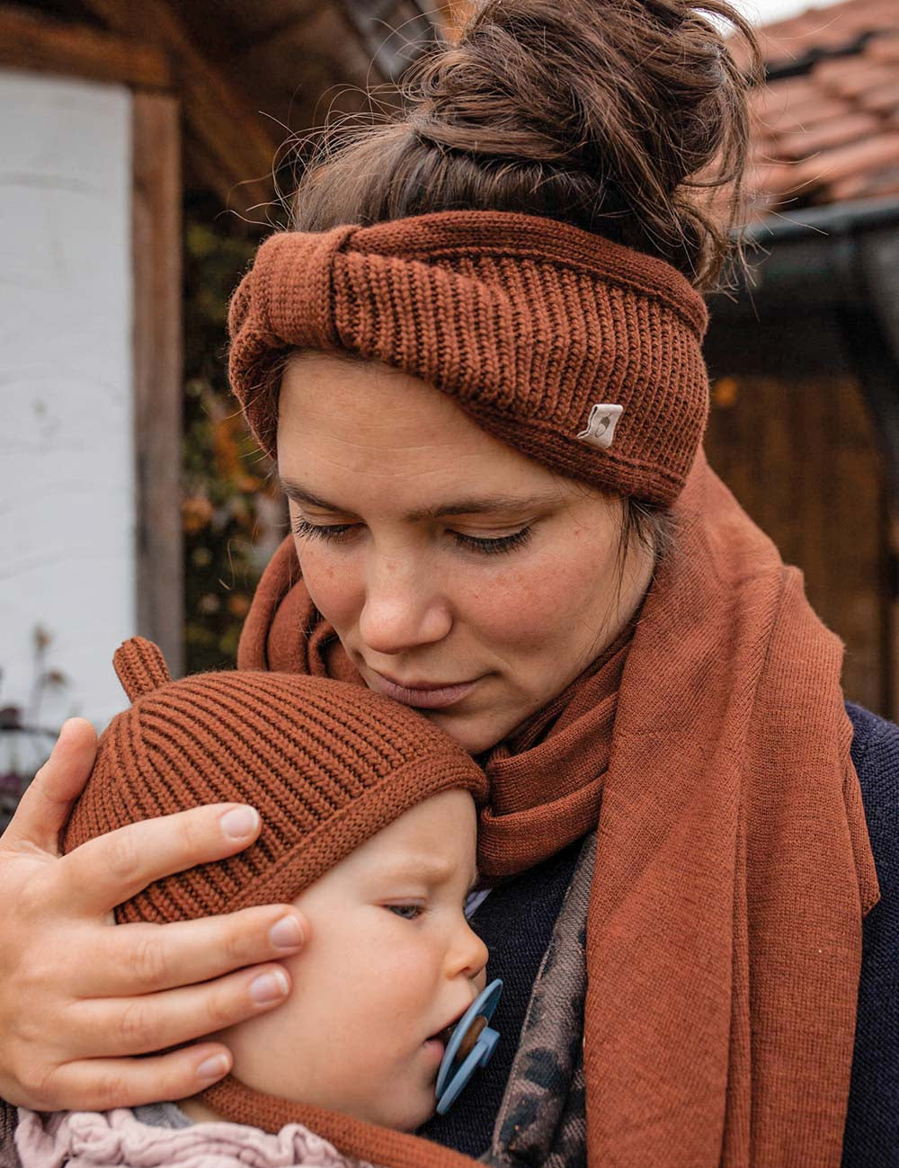 Børnepandehårbånd ELLA brun