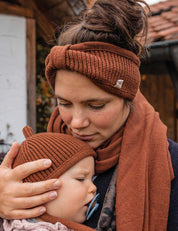 Børnepandehårbånd ELLA brun