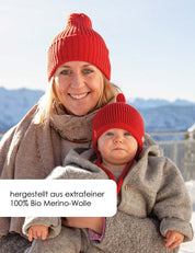 BEANIE rust red