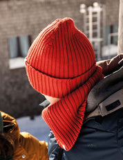 BEANIE rust red